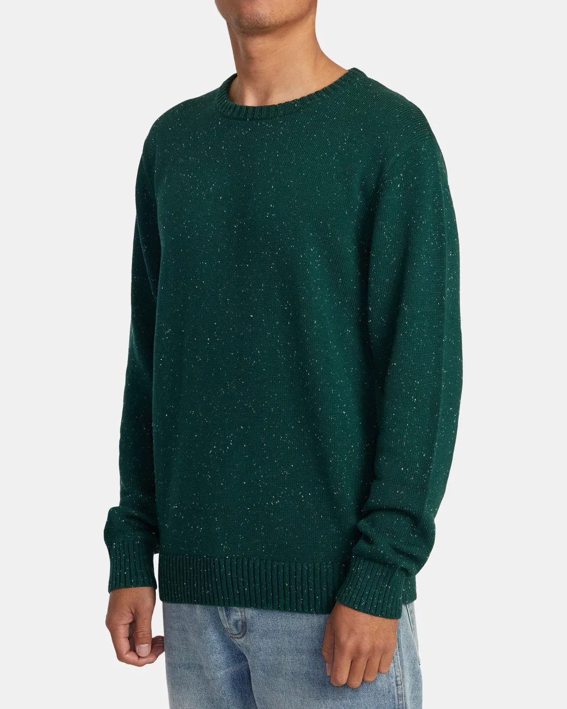 RVCA Neps Crewneck Sweater - College Green