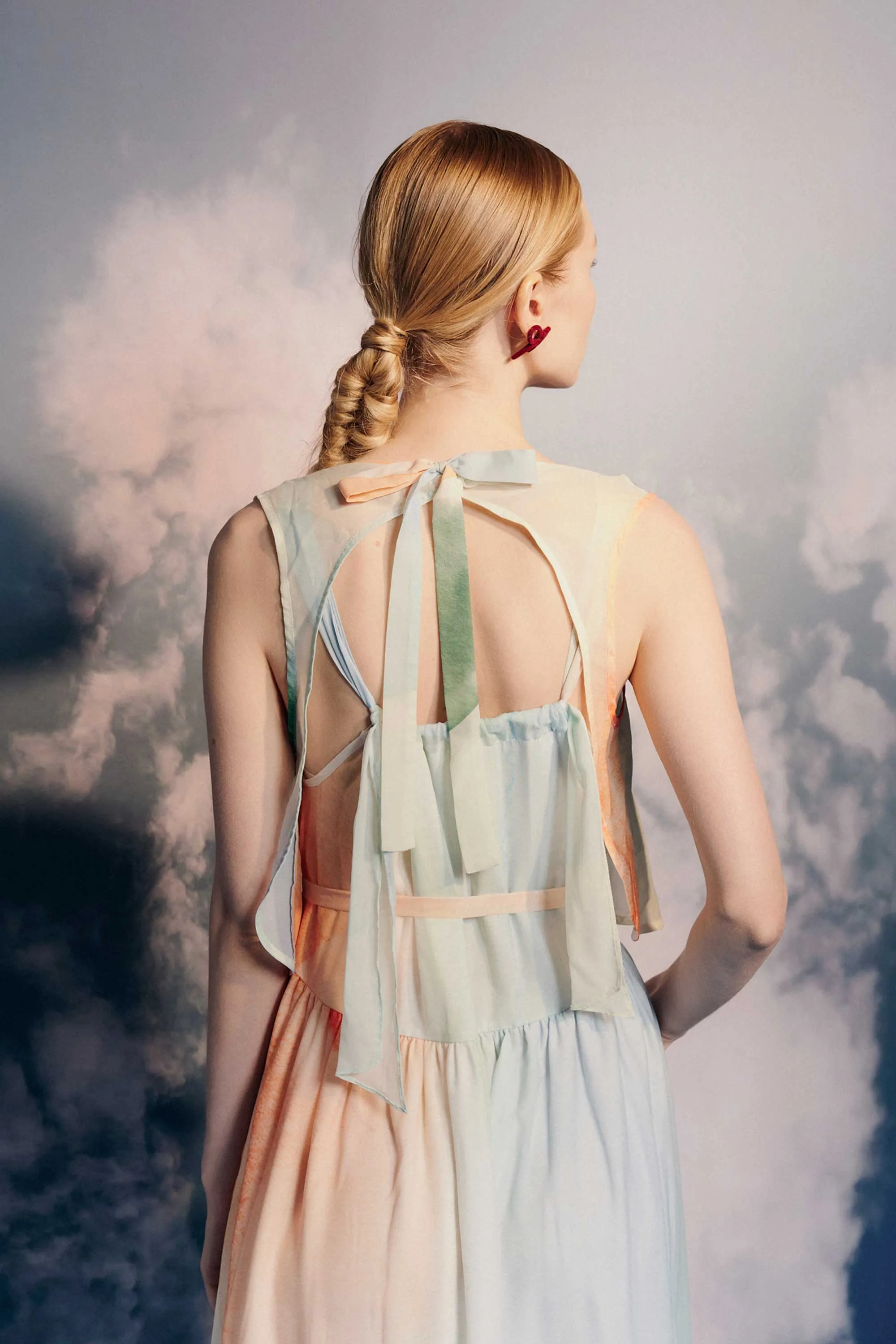 Stacked Sleeveless Sash Dress (Metamorphosis)