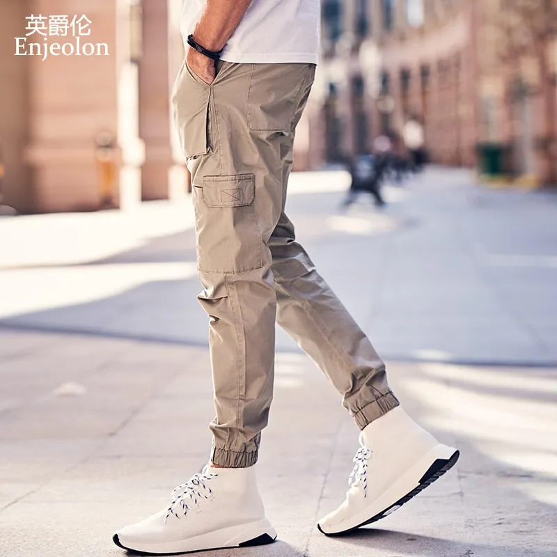 Summer Cargo Casual Solid Cotton Design Men Pants