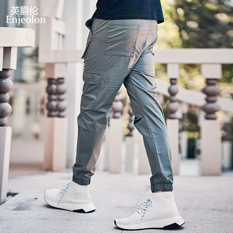 Summer Cargo Casual Solid Cotton Design Men Pants