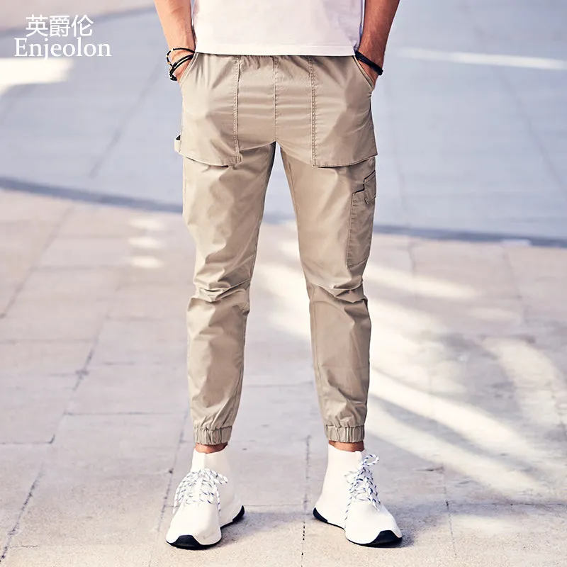 Summer Cargo Casual Solid Cotton Design Men Pants