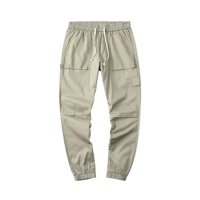 Summer Cargo Casual Solid Cotton Design Men Pants