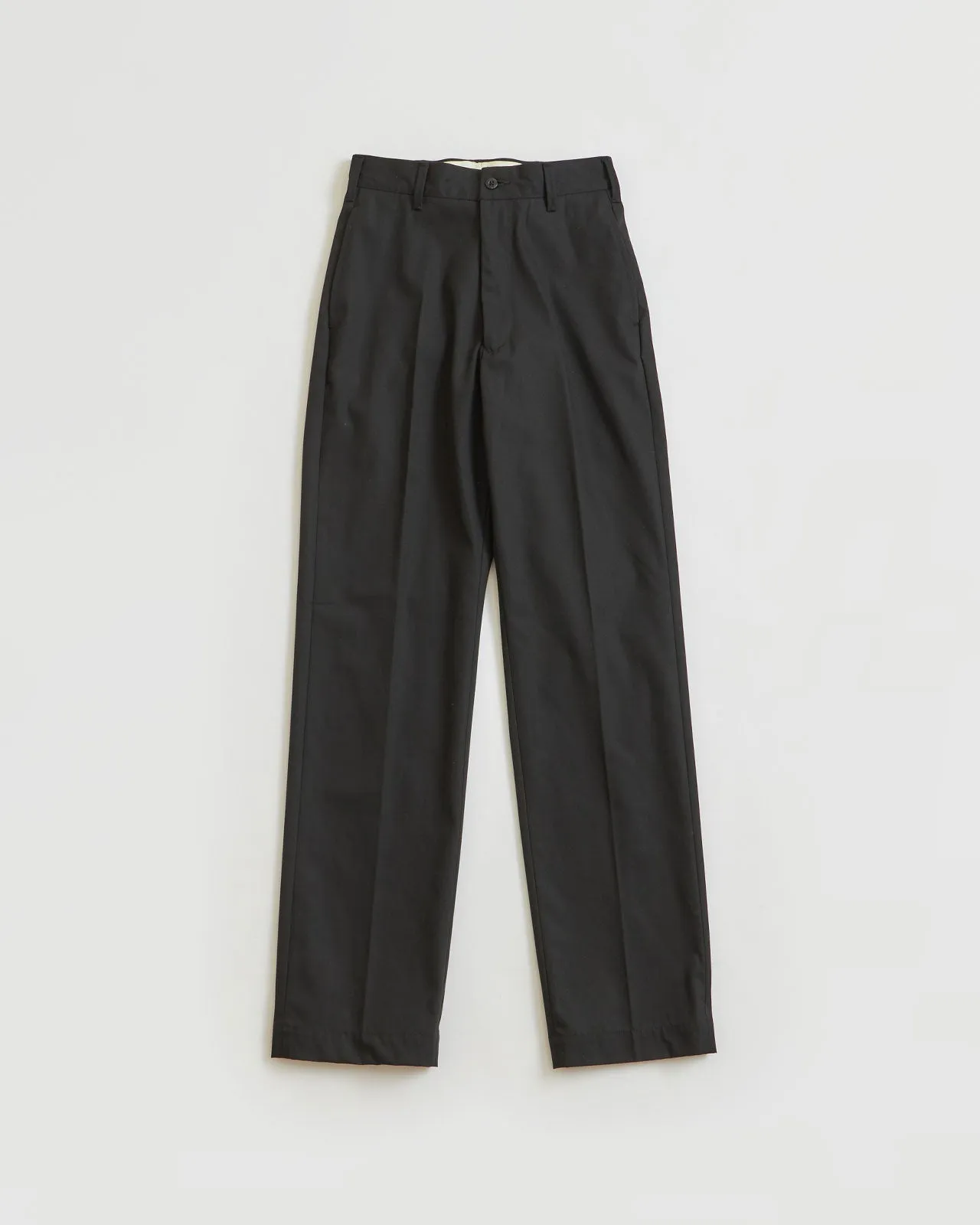 WASHED HIGH WAIST CHINO PANTS