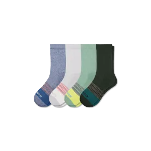 Youth Marl Calf Sock 4-Pack